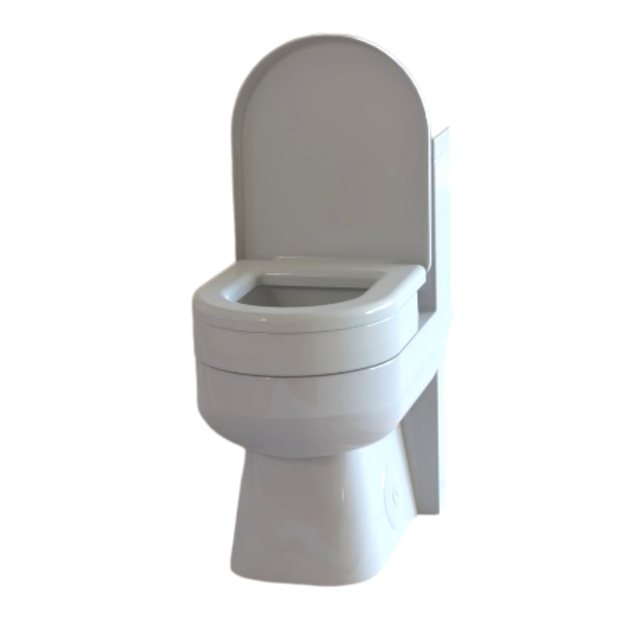 Ashby Toilettensitzerhöhung gerade D-Form